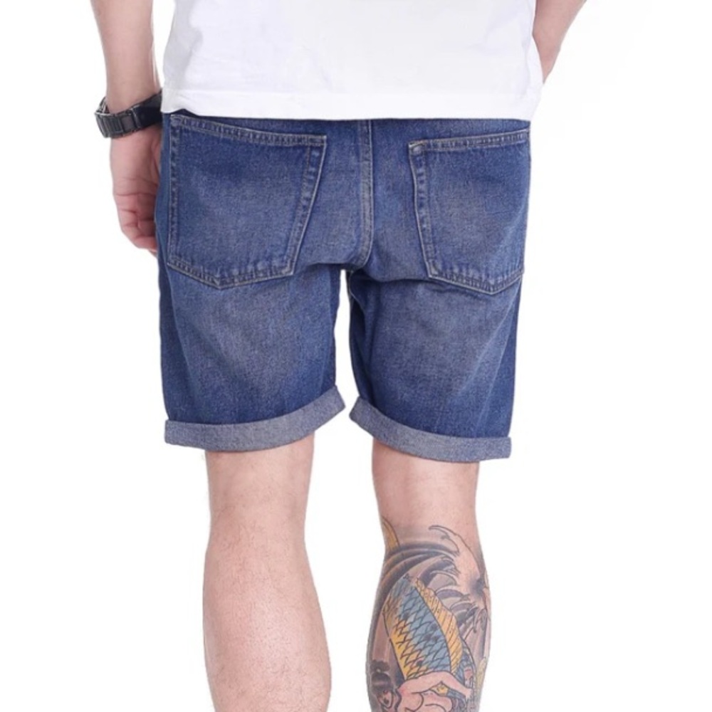 NWT Cheap Monday Sonic Shorts Encore Blue Denim